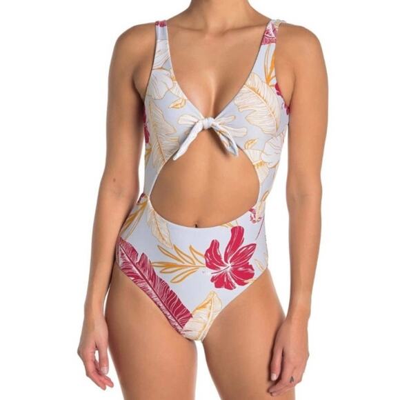 L Space Kylie Aloha Paradise Swimsuit Size 4 - Picture 1 of 5